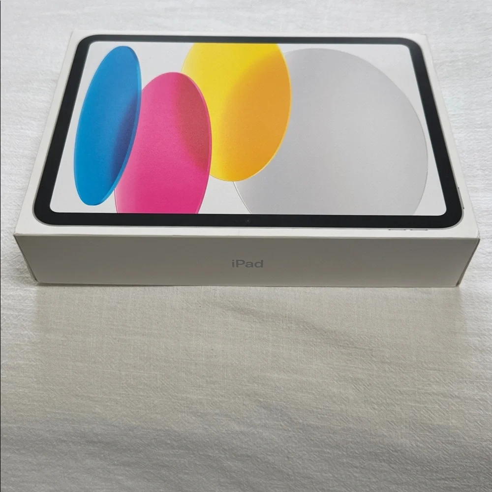Apple 128GB iPad (A16) Wi-Fi MD3Y4LL/A MODEL A3354 SILVER 2025 BOX ONLY +INSERTS